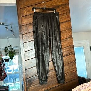 Spanx Faux Leather Joggers
